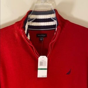 NWT Nautica 3/4 Zip Sweater